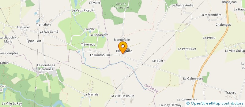 localisation de l'entreprise LE LOGIS DU BOIS  COMBOURG