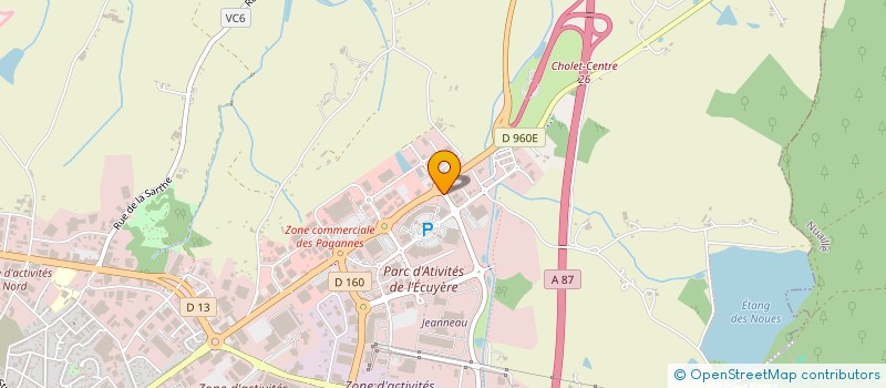 localisation de l'entreprise LE LOGIS DU BUISSON à CHOLET