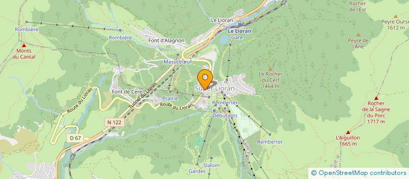 localisation de l'entreprise LE LOGIS DU PLOMB à LAVEISSIERE