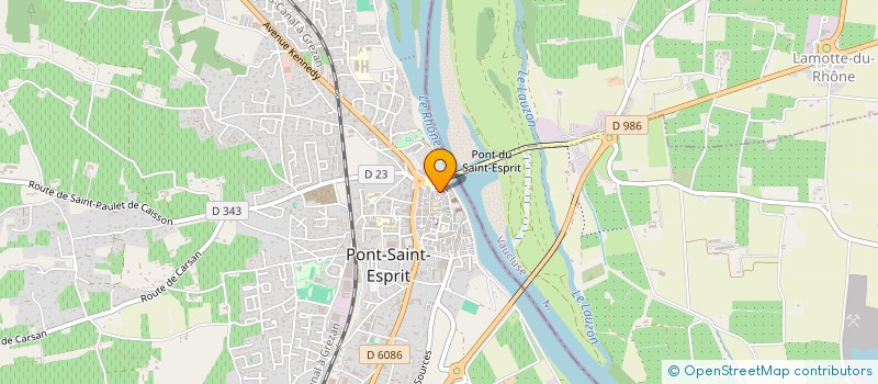 localisation de l'entreprise LE LOGIS DU SOLEIL à PONT-SAINT-ESPRIT