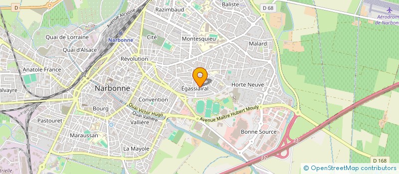 localisation de l'entreprise LE LOGIS LANGUEDOCIEN à NARBONNE