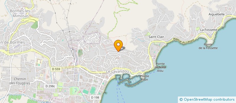 localisation de l'entreprise LE LOGIS MEUDONNAIS à LE LAVANDOU