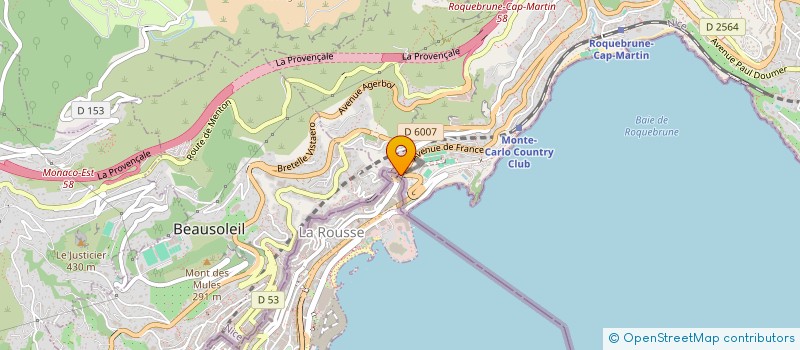 localisation de l'entreprise LE LOGIS SAINT ROMAN à ROQUEBRUNE CAP MARTIN