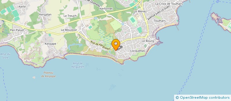 localisation de l'entreprise LE LOGUEGUENE  LARMOR-PLAGE