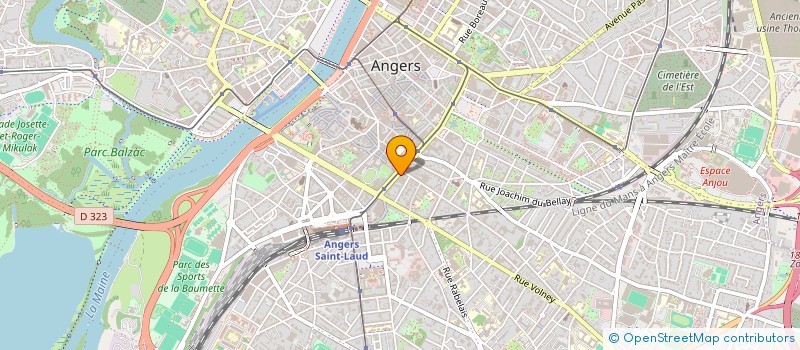 localisation de l'entreprise LE LOIR à ANGERS