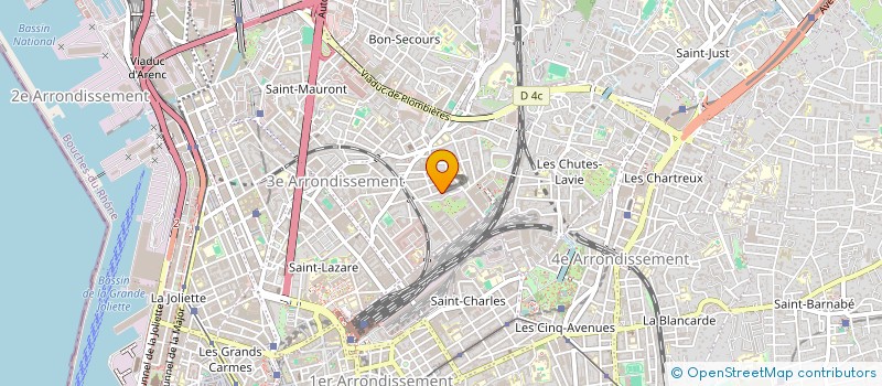localisation de l'entreprise LE LOKAL 36 à MARSEILLE