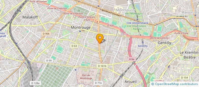 localisation de l'entreprise LE LOMBARD RIE à MONTROUGE