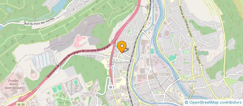 localisation de l'entreprise LE LONG BM  MAXEVILLE