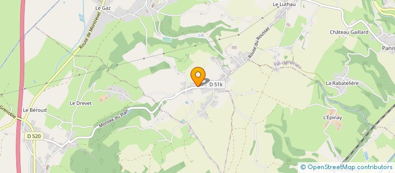 localisation de l'entreprise LE LONG CHEMIN  DOISSIN