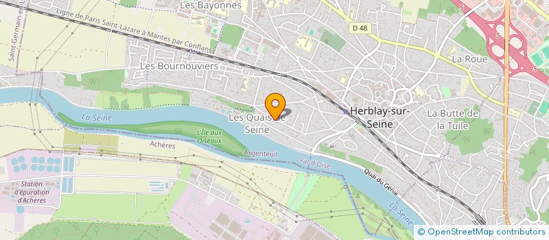 localisation de l'entreprise LE LONG-COURS  HERBLAY-SUR-SEINE