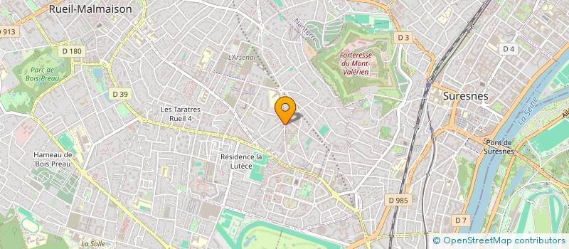 localisation de l'entreprise LE LONG DU CHEMIN à RUEIL-MALMAISON
