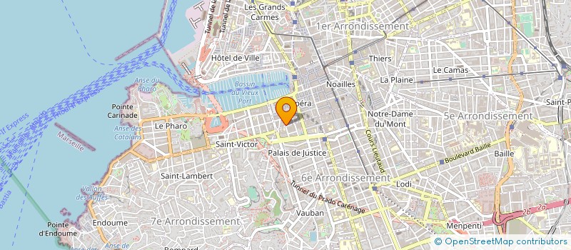 localisation de l'entreprise LE LONG FLEUVE à MARSEILLE