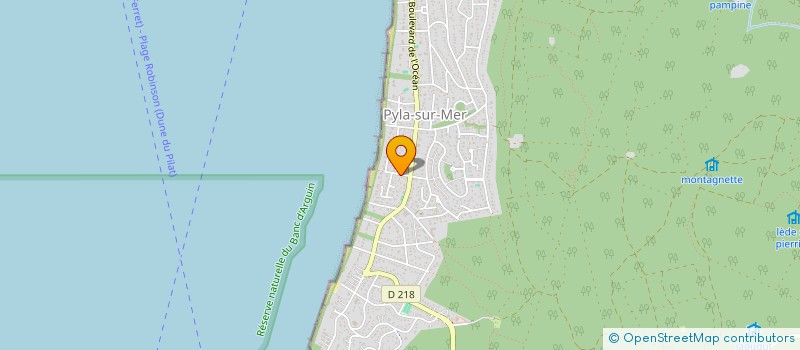 localisation de l'entreprise LE LONGCHAMP à LA TESTE-DE-BUCH