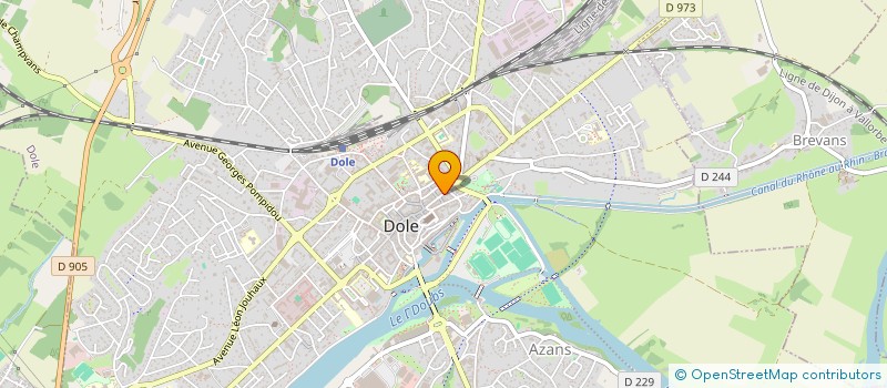 localisation de l'entreprise LE LONGCHAMP à DOLE