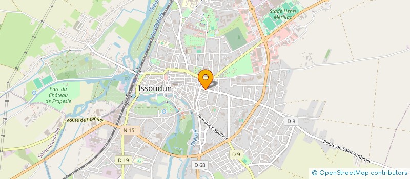 localisation de l'entreprise LE LONGCHAMP à ISSOUDUN