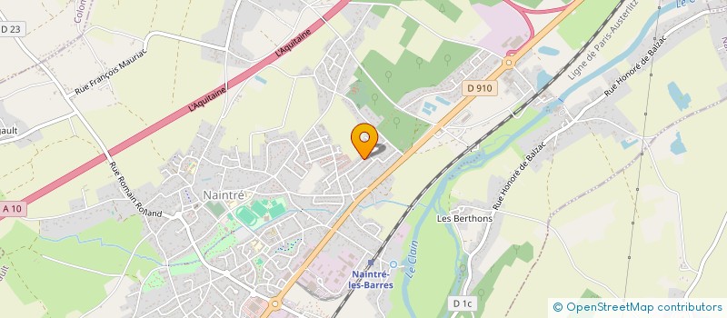 localisation de l'entreprise LE LONGCHAMP  NAINTRE