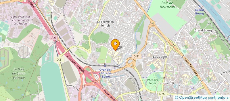 localisation de l'entreprise LE LONGCHAMP à RIS-ORANGIS