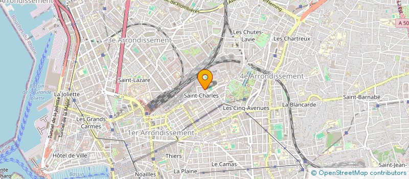 localisation de l'entreprise LE LONGCHAMP MLLE à MARSEILLE