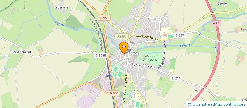 localisation de l'entreprise LE LONGCHAMPS à SEES