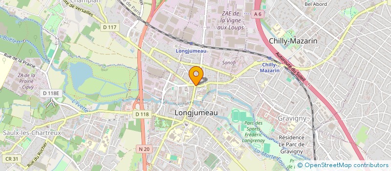 localisation de l'entreprise LE LONGJUMELLOIS GOURMAND à LONGJUMEAU