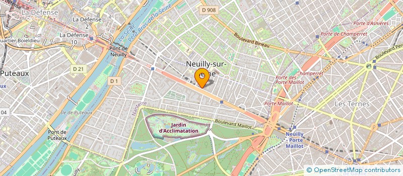 localisation de l'entreprise LE LOOK à NEUILLY-SUR-SEINE