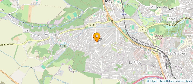 localisation de l'entreprise LE LOOK  IGNY