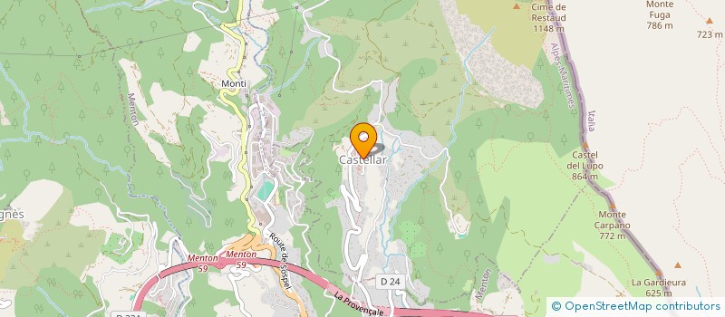 localisation de l'entreprise LE LOOK BY YAMAZ  MENTON