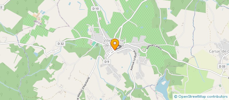 localisation de l'entreprise LE LOOONG CHAT  VILLEFRANCHE-DE-LONCHAT