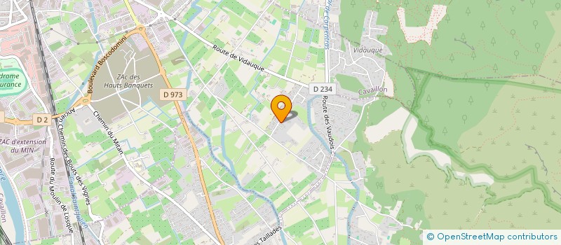 localisation de l'entreprise LE LORIOT  CAVAILLON