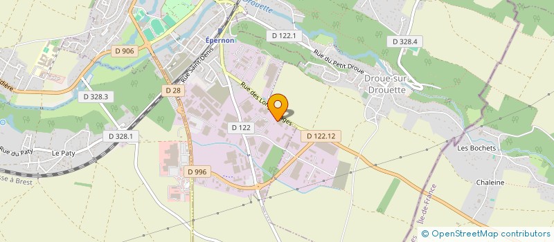 localisation de l'entreprise LE LORRAIN ADHESIF FLEURET à EPERNON