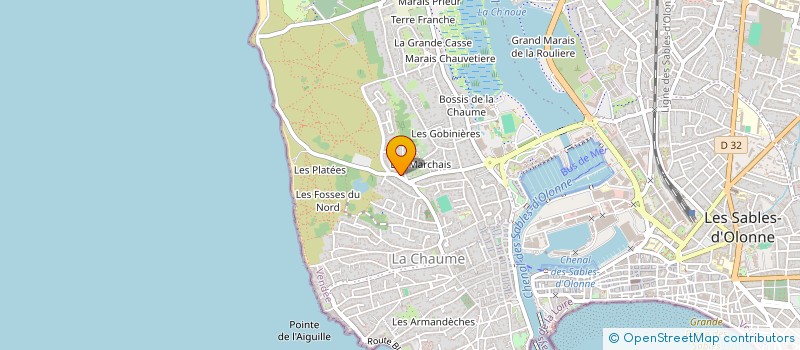localisation de l'entreprise LE LOTUS à LES SABLES D'OLONNE