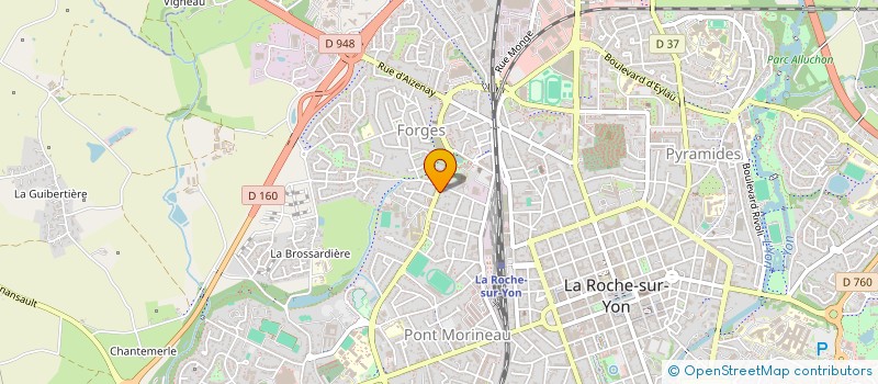 localisation de l'entreprise LE LOTUS à LA ROCHE-SUR-YON