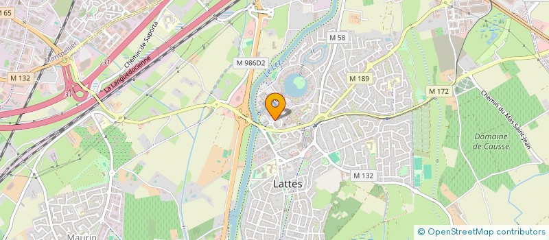 localisation de l'entreprise LE LOTUS à LATTES