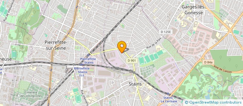 localisation de l'entreprise LE LOTUS à STAINS