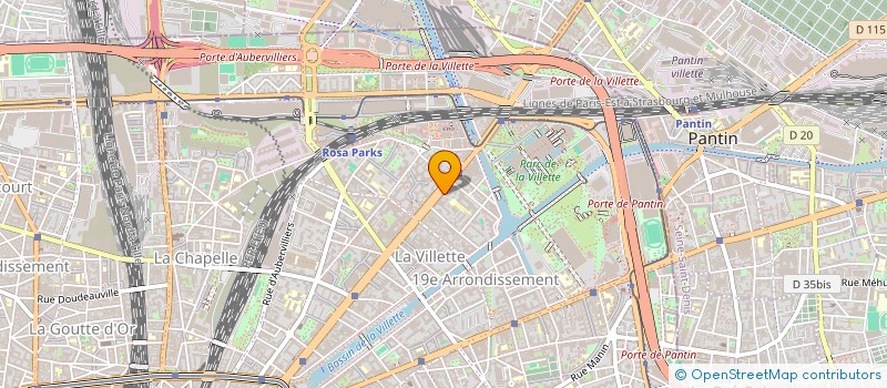 localisation de l'entreprise LE LOTUS BLEU  PARIS