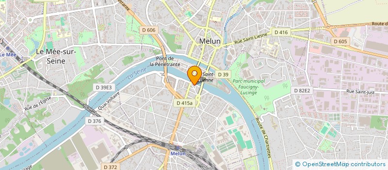 localisation de l'entreprise LE LOTUS BLEU à MELUN