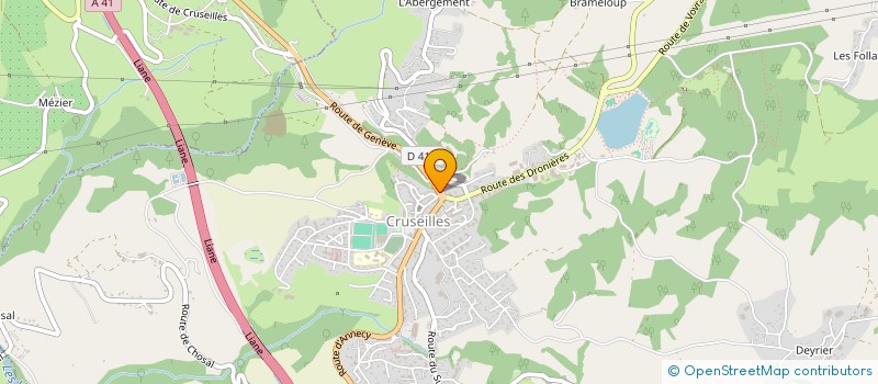 localisation de l'entreprise LE LOTUS D'ASIE  CRUSEILLES