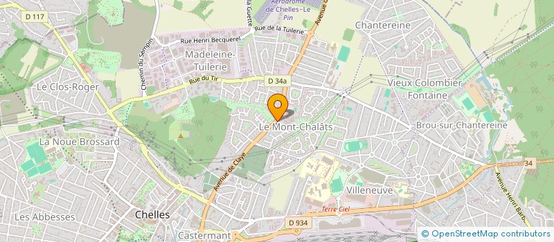 localisation de l'entreprise LE LOTUS D'OR  CHELLES