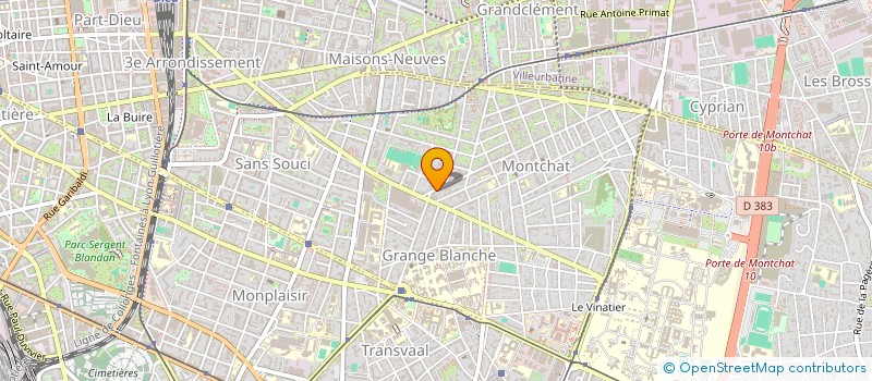 localisation de l'entreprise LE LOTUS D'OR à LYON