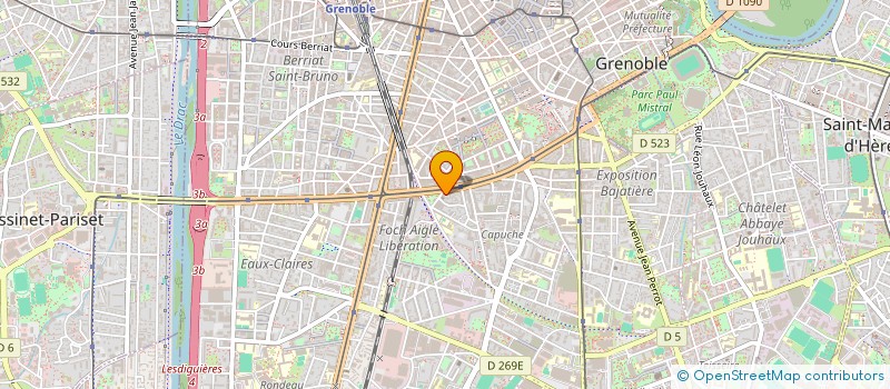 localisation de l'entreprise LE LOTUS DE GRENOBLE à GRENOBLE