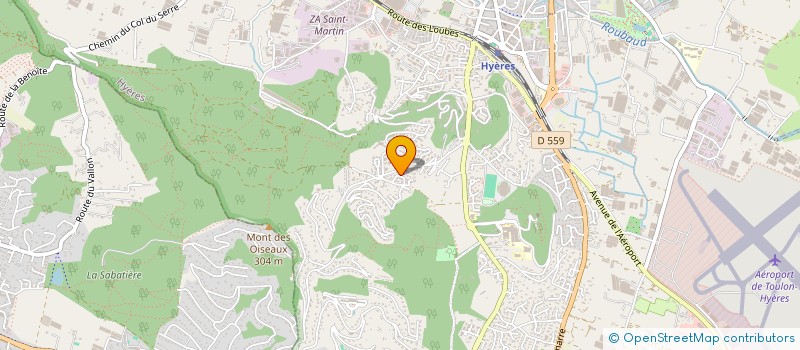localisation de l'entreprise LE LOTUS NOIR HYEROIS à HYERES