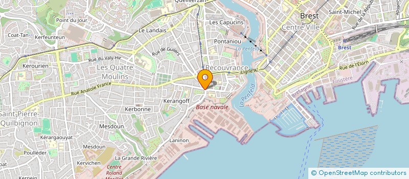 localisation de l'entreprise LE LOTY à BREST