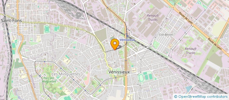 localisation de l'entreprise LE LOUIS BLANC  VENISSIEUX