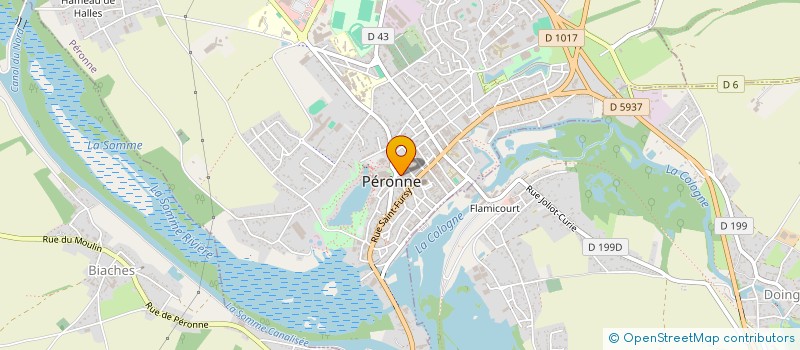 localisation de l'entreprise LE LOUIS XI  PERONNE