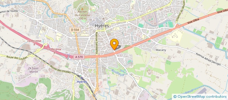 localisation de l'entreprise LE LOUISIA  HYERES