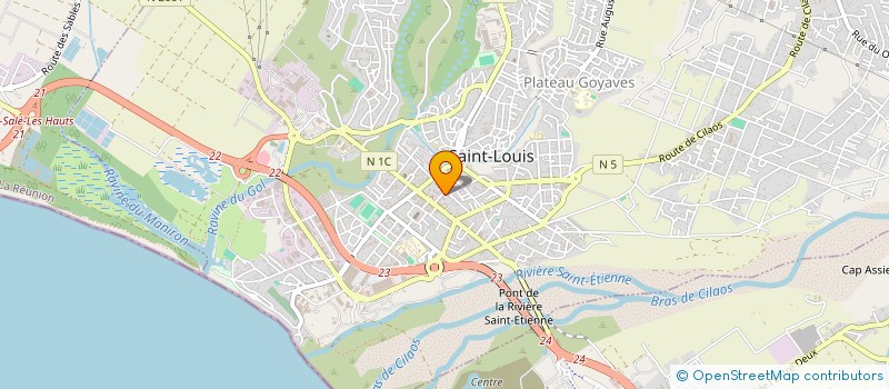 localisation de l'entreprise LE LOUISIANE à SAINT-LOUIS
