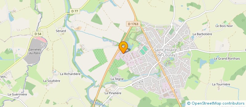 localisation de l'entreprise LE LOULAY AUTO à MONTAIGU-VENDEE