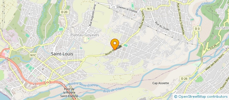 localisation de l'entreprise LE LOUN'S  SAINT-LOUIS