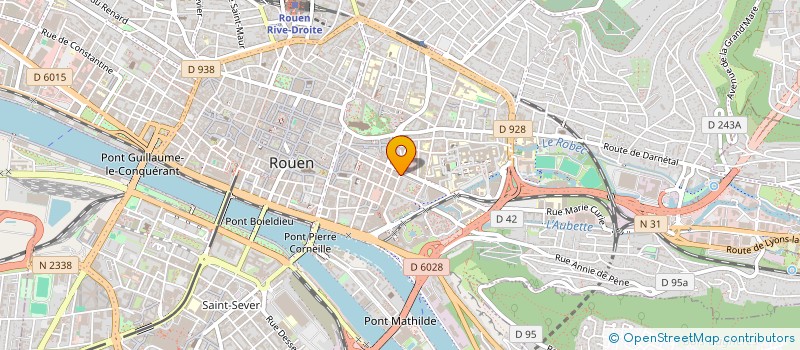 localisation de l'entreprise LE LOUNG'S à ROUEN