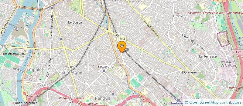 localisation de l'entreprise LE LOUNGE à TOULOUSE